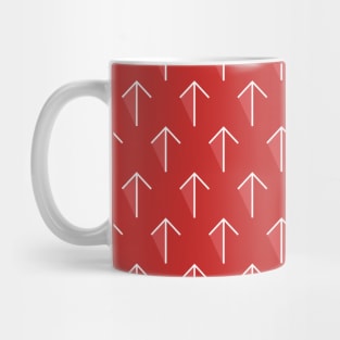 Arrows going up! (Red) Mug